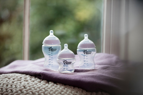 Mamadera Closer To Nature 340 Ml Tommee Tippee Color Transparente