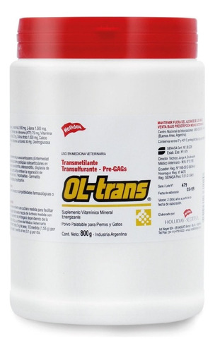 Ol-trans 800g - Holliday Perros Y Gatos