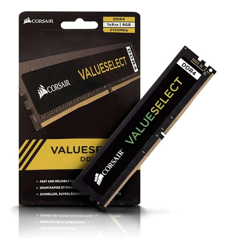 Memoria Corsair Ddr4 Cl15 8 Gb 2133 Mhz - Cmv8gx4m1a2133c15