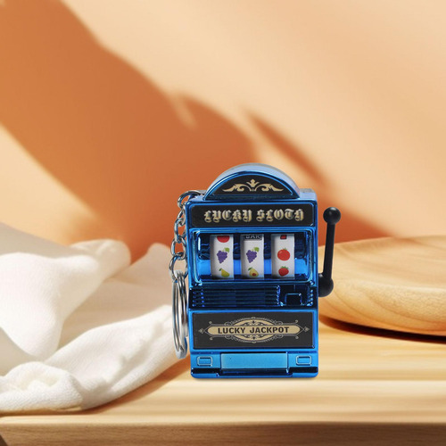4 X 2x Mini Slot Machine Keychain Festival Novelty 4 Pcs