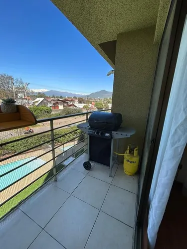Precioso Departamento Amoblado Con Vista Cordillera