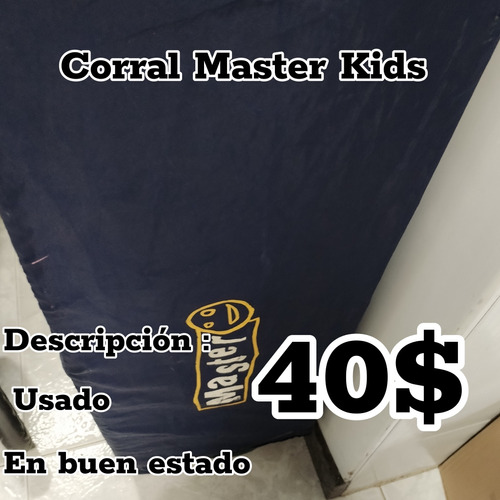 Corral Cuna Master Kids Usado
