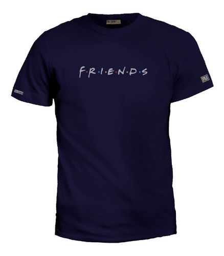 Camiseta 2xl - 3xl Friends Serie Logo Colores Hombre Zxb