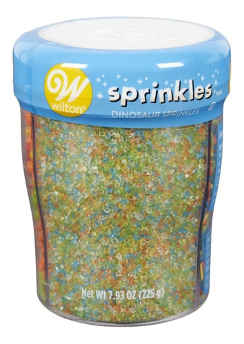 Sprinkles Dinosaurios Granas Multicolor 225gr Wilton 5onzas