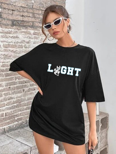 Remera Como Entrenar A Tu Dragon Oversize Furia Luminosa