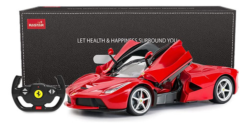 Rc Car Rastar Ferrari Laferrari Escala 1/14 Para Niños Rojo