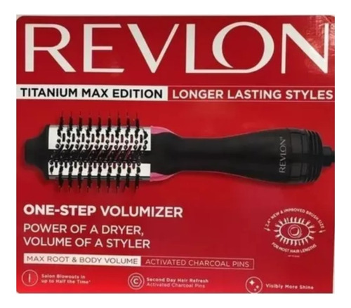 Nuevo Cepillo Secador Revlon En Titanio Modelo 2021 Original