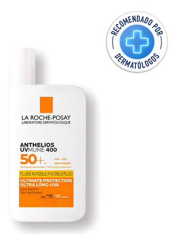 Protector Solar Rostro Fluido Invisible Anthelios Uv Mune