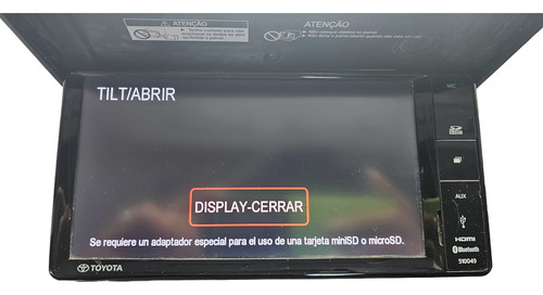 Stereo Pantalla Tactil Original Toyota Etios Con Video Negro