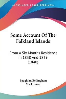 Libro Some Account Of The Falkland Islands: From A Six Mo...