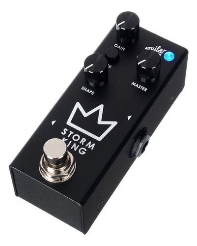Pedal Aguilar Storm King - Distortion/Fuzz para bajo color negro