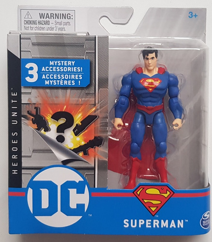 Figura De Superman Dc Comcs Universe 4 Pulgadas Nueva !!!