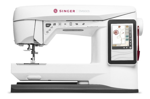 Máquina De Bordar Singer Em9305 127/220V Completa C/ Acessórios