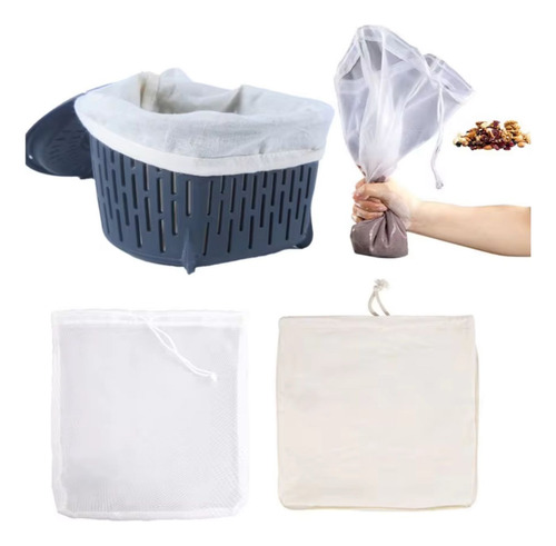 Bolsa De Gasa De Malla 120 Compatible Cestillo Thermomix