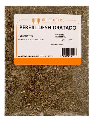 Perejil Seco Hoja Deshidratado 250 Gramos