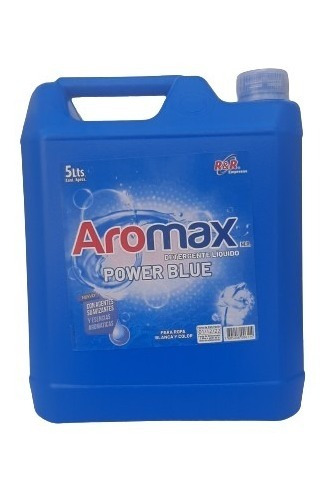 Detergente Aromax Power Blue Pack 4 Unidades 20 Litros