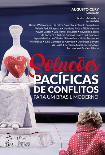 Soluções Pacíficas de Conflitos, de Augusto Cury. Editora Forense Ltda., capa mole em português, 2019