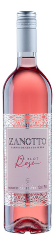 Vinho Zanotto Merlot Rosé 750 Ml