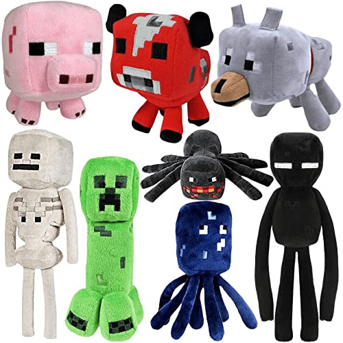 Song Voice 8-pack Game Plush (2023 New Suit) Creeper Plush,