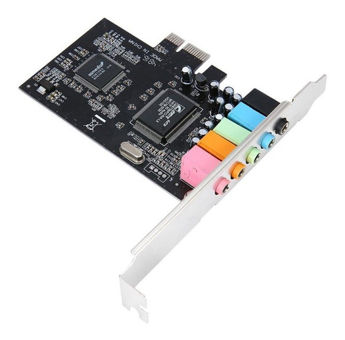 Placa De Som De Áudio Pci-e Express 5.1ch Cmi8738 W/baixo