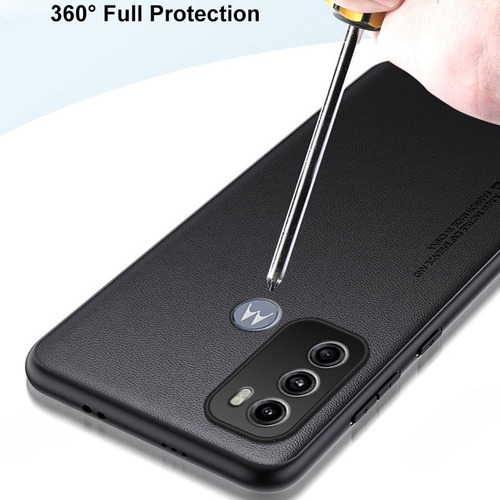 Case For Moto G60 60s 40 Fusion Cáscara De Piel Simple