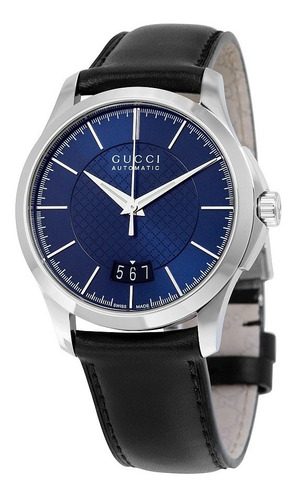 Gucci G-timeless Automático Azul Dial De Diamante Reloj