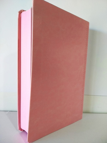 Imagen 4 de 9 de Biblia Rvr-1960 Letra Grande Imitación Piel Color Rosa Claro