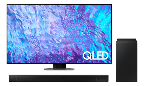 Combo Samsung 55  Qled 4k Qn55q80cagxpe + Soundbar Hw-b550