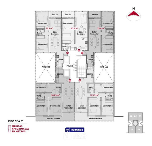 Imagen 9 de 12 de Departamento De Un Dormitorio Con Patio Exclusivo - Ituzaingo 600