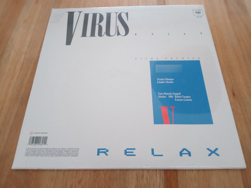 Virus Relax Disco Vinilo Lp Estándar