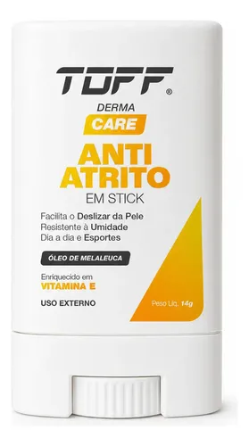 Anti Atrito Stick Toff Melaleuca Para Esportes Zero Assadura