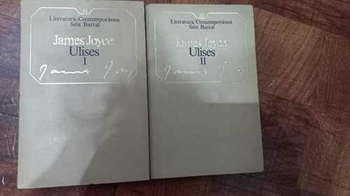 Ulises  James Joyce 1 Y 2   Seix Barral