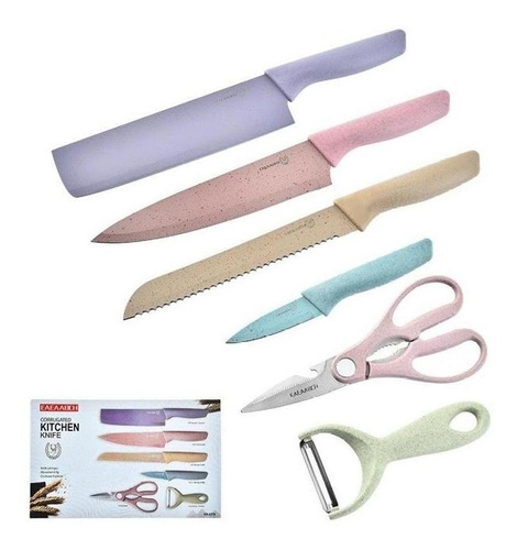 Set Cuchillos Y Tijera