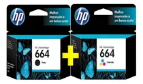 Comprar Kit de cartuchos HP 664 en negro y color para 2516,3516,3546,2646