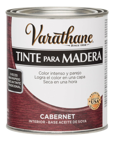 Varathane Tinte Para Madera Cabernet 0,946 L