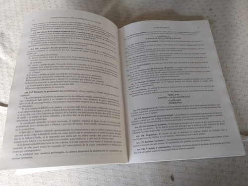 Libro Código Procesal Civil Y Comercial De La Nación Ed 2003 (Usado)
