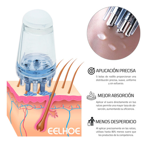 Peine Aplicador Para Suero Minoxidil Crecimiento Del Cabello