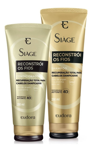 Eudora - Siàge - Reconstrói Os Fios - Shampoo/condicionador