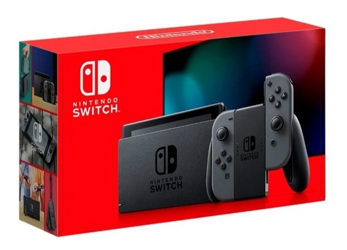 Nintendo Swich Negro Y Gris 32gb Incluye Funda Y Protectores