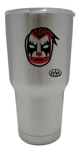 Vaso Térmico Termo Lucha Libre Aaa 30 Oz Pagano Od76845 Color Plateado