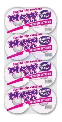 Rollo De Cocina Newpel 8 Rollos X 200 Paños