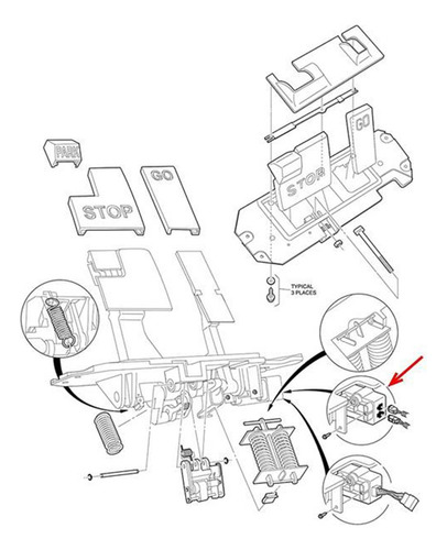 Acelerador Potenciómetro Cart Mcor For Club Car Precedent
