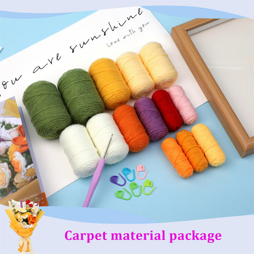 Manta Crochet De Ramo De Flores, Ideal Para Regalo Y Hogar A