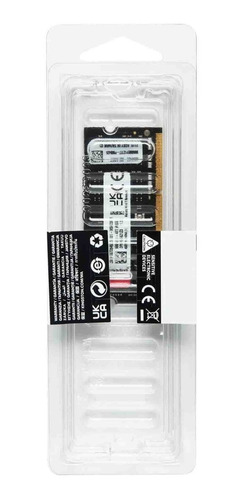 Imagen 5 de 5 de Memoria Ram Kingston Fury Impact Soddr4 Lap 16gb 3200 Negro
