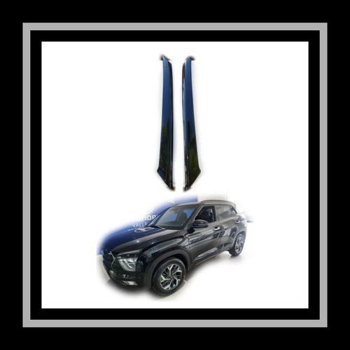 Hyundai Creta 2020-2023 Molduras Postes A Y B Par Originales (Usado)
