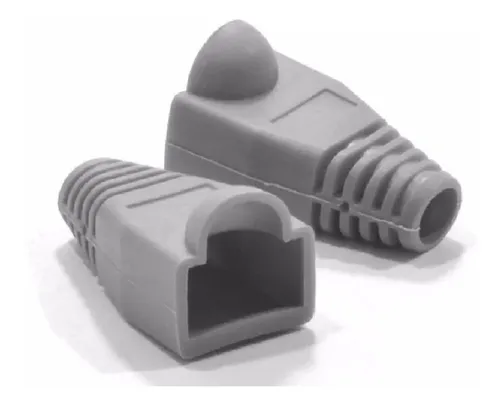 Plug Rj45 Cat 6 Paquete Por 100 Unidades+ 100 Botas