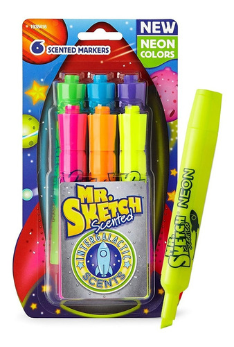 Marcadores Mr Sketch Neon Pack X6 Febo