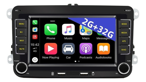 Car Stereo Carplay & Android Auto Car Vw 2g32gb