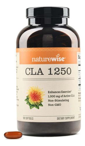 Naturewise Cla 1250 - Suplemento De Ácido Linoleico Conjugad