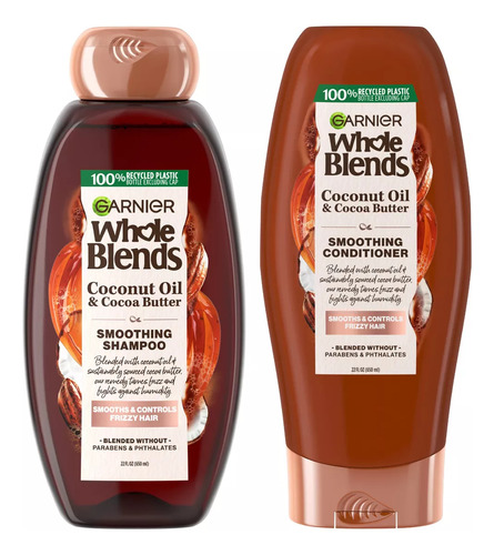 Shampoo Y Acondicionador 370 Ml C/u Whole Blends Garnier